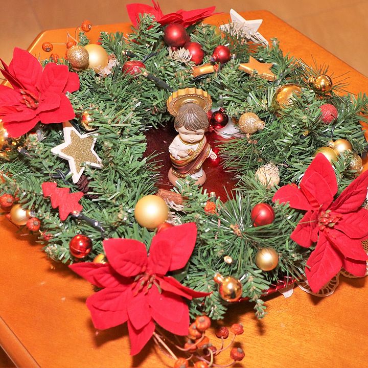Weihnachten 2021 Weihnachtskranz, Bild: René Wehnert
